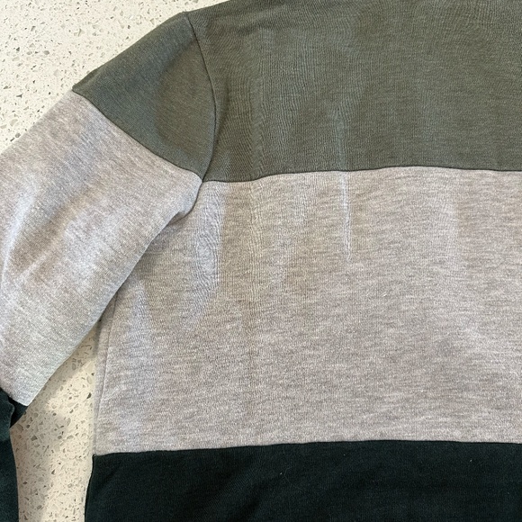 Tentree Banshee Hoodie in green & grey - Picture 5 of 10